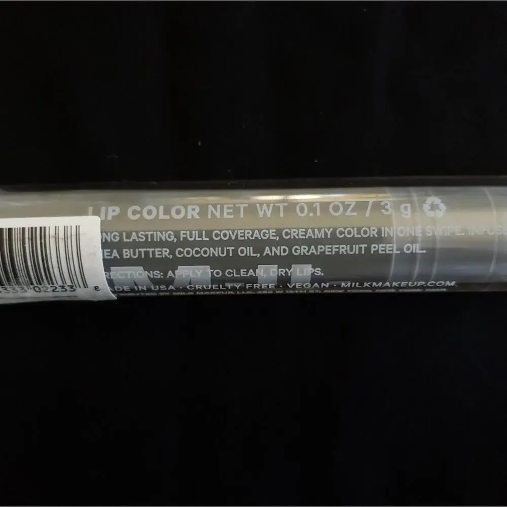 MILK MAKEUP Extra lip color vegan cruelty free full coverage creamy lipstick NEW